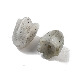 天然石ラブラドライトビーズ  花  15x12mm  穴：1.6mm&nbsp;G-A222-03G