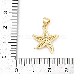 Brass Micro Pave Cubic Zirconia Pendants&nbsp;KK-D317-069G