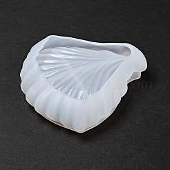 DIYリーフディッシュトレイシリコンモールド  貯蔵型  UVレジン用  エポキシ樹脂工芸品作り  ホワイト  123x127x28mm&nbsp;DIY-P070-H01