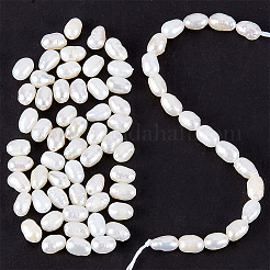 1 Strand Natural Cultured Freshwater Pearl Beads Strands&nbsp;PEAR-NB0001-44