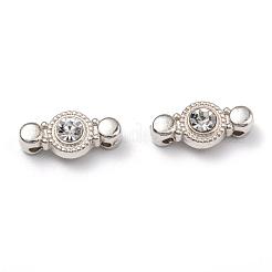 Alloy Grade A Rhinestone Bar Spacers&nbsp;ALRI-Q044-N