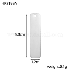 304 Stainless Steel Pendants&nbsp;STAS-OY013-9P