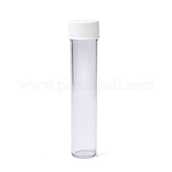 プラスチックビーズ収納ケース  ボトル  透明  130x25mm&nbsp;CON-N009-01