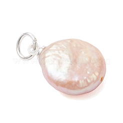 Natural Baroque Keshi Pearl Pendants&nbsp;PALLOY-JF04920-01