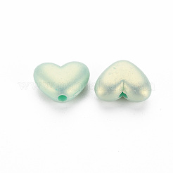 Spray Painted Opaque Acrylic Beads&nbsp;X-ACRP-S679-35