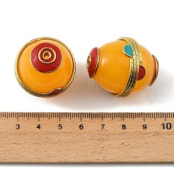 Handmade Polymer Clay Indonesia Beads&nbsp;PY-CBAAA14-03C
