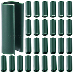 PP＆PVCサマークランプ32個  列カバープールカバークランプ  オーニングクリップ  濃い緑  61x15mm  内径：12mm&nbsp;KY-GF0001-70A