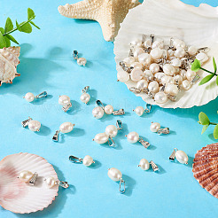 60Pcs 3Style Natural Cultured Freshwater Pearl Pendant&nbsp;PALLOY-CW00003