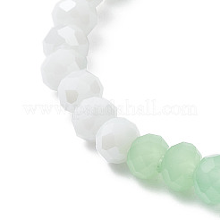Glass Imitation Jade Beads Stretch Bracelets for Women&nbsp;BJEW-JB12609
