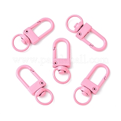 Spray Painted Eco-Friendly Alloy Swivel Snap Hooks Clasps&nbsp;PALLOY-YW0001-27