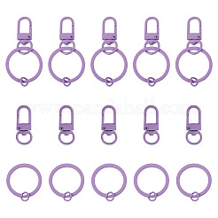 10Pcs Zinc Alloy Baking Paint Swivel Snap Hooks Clasps&nbsp;FIND-TADJ0001-27H