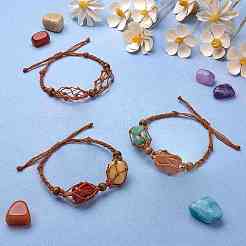 4Pcs Nylon Braided Bracelet&nbsp;BJEW-SZ0002-48B