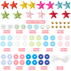 Starfish Stackable Bracelet DIY Making Kit&nbsp;DIY-SC0024-27