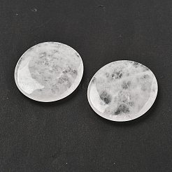 天然水晶カボション  ロッククリスタルフラットオーバル  44.5~45x37.5~38x6~7mm&nbsp;G-A258-01K
