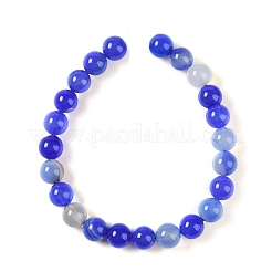 Natural Striped Agate/Banded Agate Beads Strands&nbsp;G-Z060-A01-B26