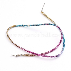 Electroplated Non-magnetic Synthetic Hematite Beads Strands&nbsp;G-L562-11B