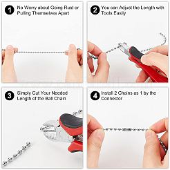4Pcs 4 Style PVC Ceiling Fan Pull Chain Extenders&nbsp;FIND-BC0003-39