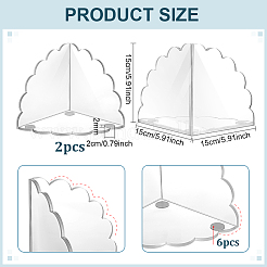 Desktop Acrylic Bookends for Book Lover&nbsp;AJEW-PH0008-87