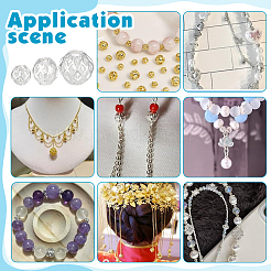 60Pcs 3 Styles Long-Lasting Plated Hollowed Brass Beads&nbsp;KK-PH0014-40
