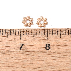 Light Gold Plated Alloy Flower Daisy Spacer Beads&nbsp;PALLOY-E385-04KCG