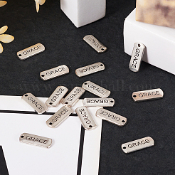 20Pcs Tibetan Style Alloy Rectangle Pendants&nbsp;TIBEP-TAG0001-01