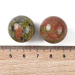 Natural Unakite Sphere Beads&nbsp;GG-D003-A07