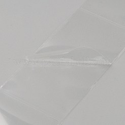 長方形 PVC 粘着バーコード保護フィルム  透明ラベルテープ  透明  103x52mm  500PCS /ロール&nbsp;TOOL-WH0136-135B