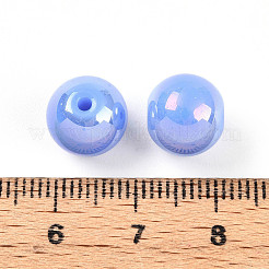 Electroplate Pearlized Glass Pearl Beads&nbsp;EGLA-T021-14C-05