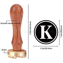 1Pc Golden Tone Brass Stamp Head&nbsp;DIY-CP0007-80K