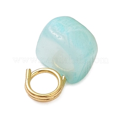 Dyed Natural Freshwater Shell Nuggets Charms&nbsp;PALLOY-JF05032-01