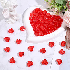 70Pcs Transparent Acrylic Beads&nbsp;OACR-PA0001-83