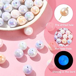 50Pcs Opaque Acrylic Beads&nbsp;OACR-CJ0002-10