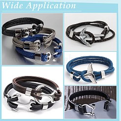 304ステンレススチールスペーサービーズ10個  長方形  ステンレス鋼色  9x13x8mm  穴：6x11mm&nbsp;FIND-UN0007-83