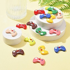 16Pcs 8 Colors Opaque Resin Pendants&nbsp;RESI-CJ0003-77
