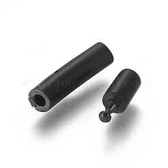 304 Stainless Steel Bayonet Clasps&nbsp;STAS-I013-3mm-MB