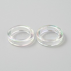 Plating Acrylic Beads&nbsp;MACR-WH0010-20B-04