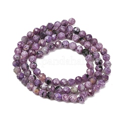 Natural Charoite Beads Strands&nbsp;GG-CBAA8F4-B09-4mm-A