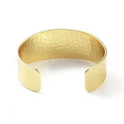 Rack Plating Brass Open Wide Cuff Bangles for Women&nbsp;LS-BJEW-D032-06G