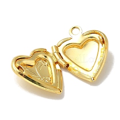 Brass Locket Pendants&nbsp;KK-Q019-03G
