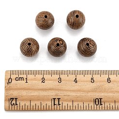 天然ウェンジウッドビーズ  染色されていない  ラウンド  キャメル  12mm  穴：2mm  約615個/500g&nbsp;WOOD-S053-13