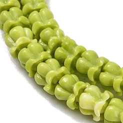 Synthetic Coral Carved Beads Strands&nbsp;BSHE-P034-03A