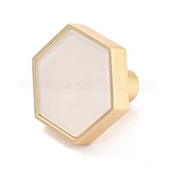Hexagon with Marble Pattern Brass Box Handles & Knobs&nbsp;LS-DIY-P054-C02