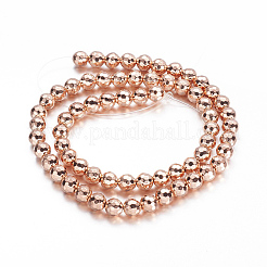 Electroplate Non-magnetic Synthetic Hematite Beads Strands&nbsp;G-A170-06B-RRG