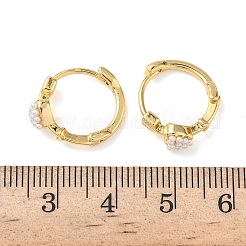Brass Heart Hoop Earrings&nbsp;EJEW-D337-16G