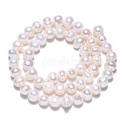 Natural Cultured Freshwater Pearl Beads Strands&nbsp;PEAR-N013-06K