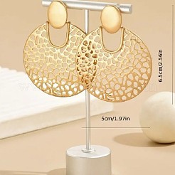 Hollow Out Zinc Alloy Dangle Stud Earrings&nbsp;FS-WGB1409-01