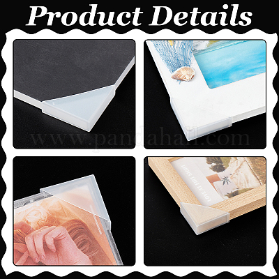 50Pcs Plastic Triangle Corner Protector&nbsp;FIND-NB0005-48C-1