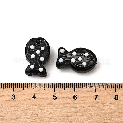 Handmade Lampwork Enamel Beads&nbsp;LAMP-S079-06-1