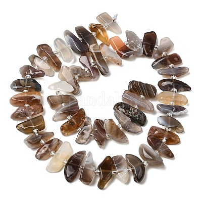 Natural Botswana Agate Beads Strands&nbsp;G-L649-A06-01-1