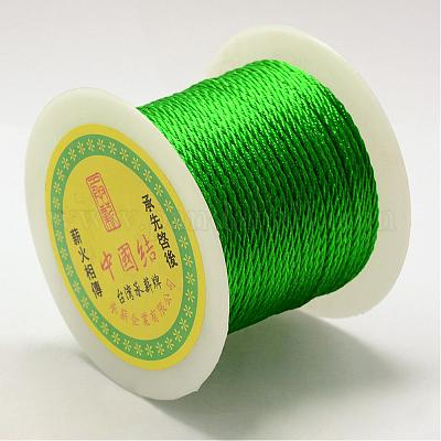 ナイロン糸  グリーン  3.0mm  約27.34ヤード（25m）/ロール&nbsp;NWIR-R026-3.0mm-233-1